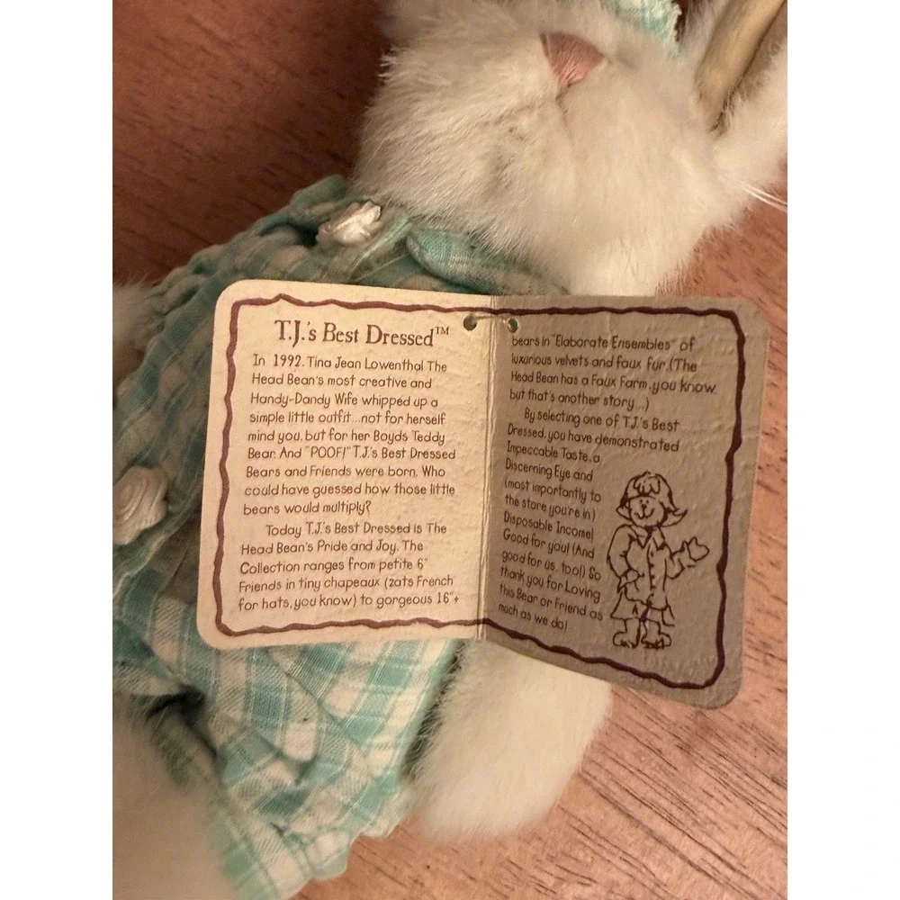 Boyds Bears Tina Marie Hopgood Hare Rabbit Bunny Special Occasion #81507 W/ Tags